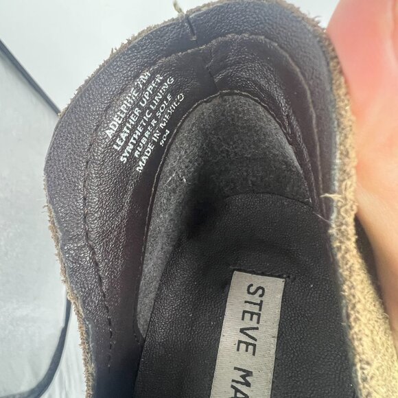 Steve Madden Adelphie Suede Boots Green - Picture 10 of 12